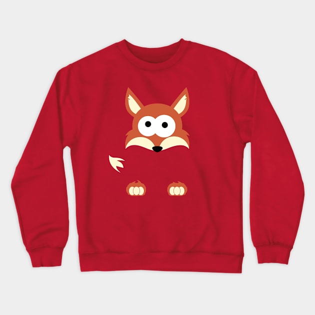 Minimal Fox Crewneck Sweatshirt by Minnimals